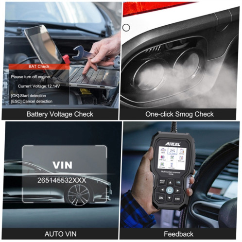 Pour Toyota / Lexus / Scion Ancel TD700 Outil de diagnostic complet du système de scanner de voiture SH0201979-06