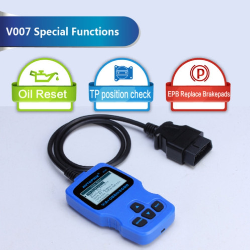 Pour Audi / Volkswagen / Skoda Autophix V007 analyseur de défauts de Scanner OBD II de voiture SH11011538-06