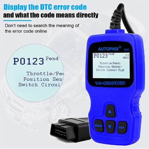 Pour Audi / Volkswagen / Skoda Autophix V007 analyseur de défauts de Scanner OBD II de voiture SH11011538-06