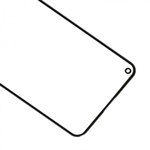Pour OnePlus Nord 2T CPH2399 CPH2401 Lentille en verre extérieure de l'écran avant avec adhésif optiquement transparent OCA SH13051321-05