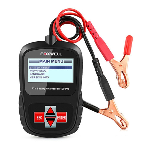 Outil de diagnostic de panne de détecteur de batterie de voiture FOXWELL BT100Pro 12V SH26141981-05
