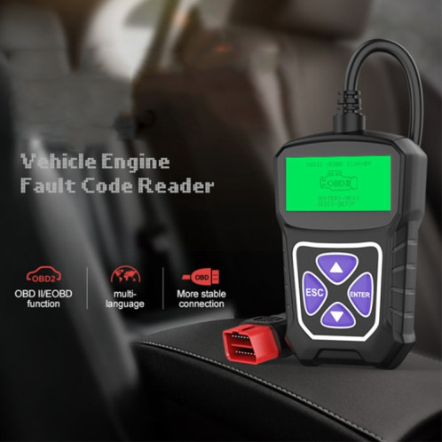 Outil de diagnostic de voiture de testeur de moteur de voiture de scanner d'Obdprog MT100 OBD2 SH2618185-07