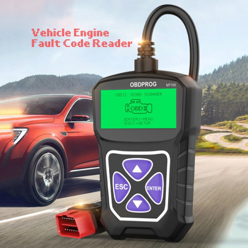 Outil de diagnostic de voiture de testeur de moteur de voiture de scanner d'Obdprog MT100 OBD2 SH2618185-07