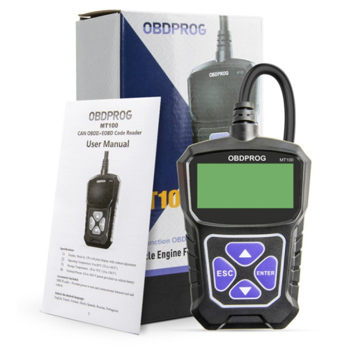 Outil de diagnostic de voiture de testeur de moteur de voiture de scanner d'Obdprog MT100 OBD2 SH2618185-07