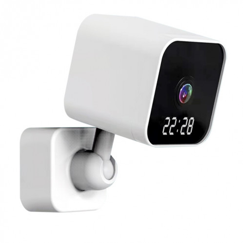 Caméra WiFi DP27 1080P avec carte de prise d'horloge, prise en charge de l'interphone vocal bidirectionnel et de la surveillance mobile, spécification : (blanche) SH102B80-08