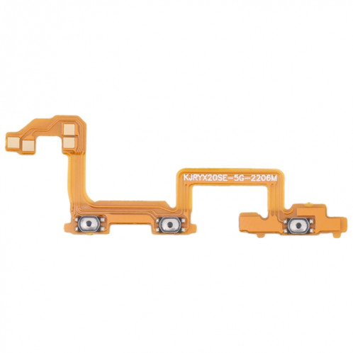 Pour Honor Play 5T Pro Bouton d'alimentation OEM et câble flexible du bouton de volume SH730464-04