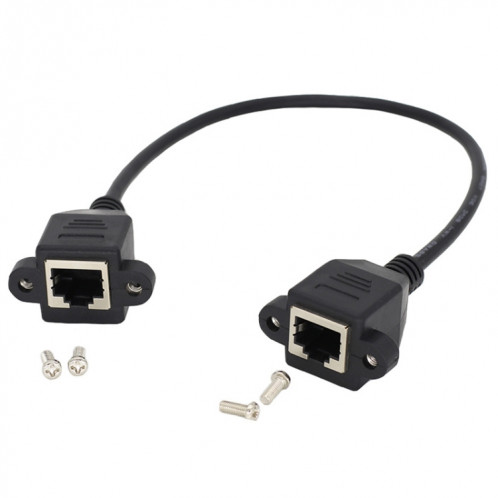 Câble d'extension LAN RJ45 femelle à femelle avec verrouillage à vis, longueur : 2 m SH75041384-04