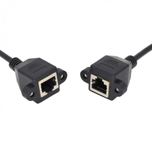 Câble d'extension LAN RJ45 femelle à femelle avec verrouillage à vis, longueur : 2 m SH75041384-04