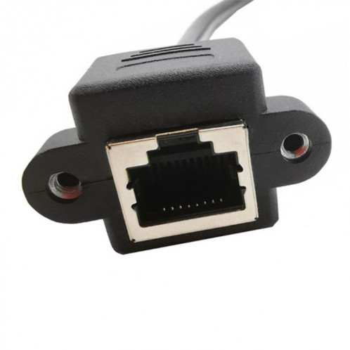 Câble d'extension LAN RJ45 femelle à femelle avec verrouillage à vis, longueur : 2 m SH75041384-04