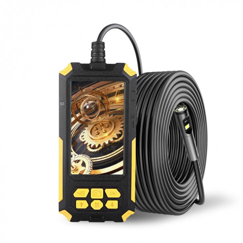Endoscope à trois caméras P50 8 mm 4,5 pouces avec écran, longueur: ligne dure 5 m SH8102413-07