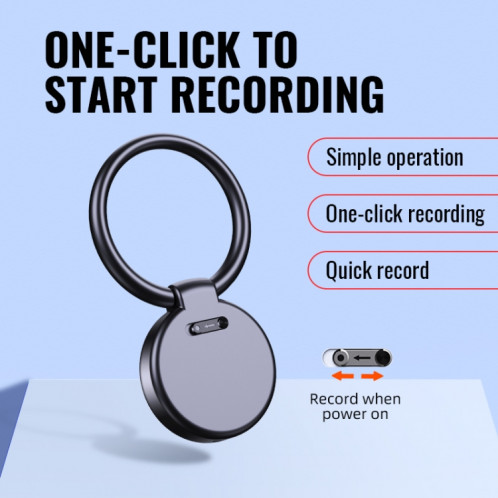 JNN S30 Round HD Noise Cancelling Recorder, capacité : 4 Go (noir) SJ701A738-08