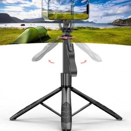 Support de stabilisateur d'équilibre de bâton de Selfie de trépied Bluetooth pliable L16 SH28211864-08