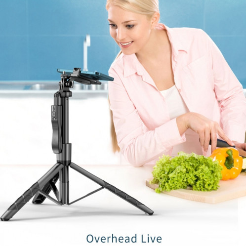 Support de stabilisateur d'équilibre de bâton de Selfie de trépied Bluetooth pliable L16 SH28211864-08
