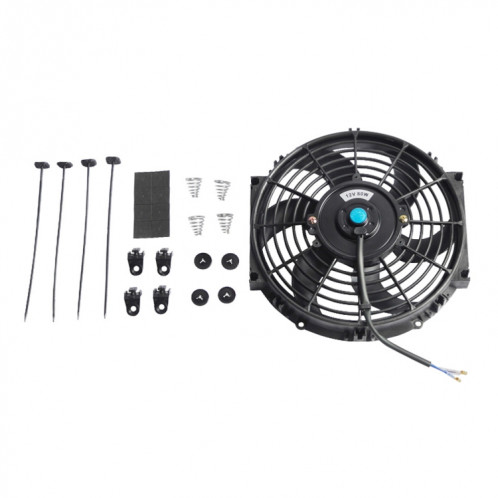 10 pouces 12V 80W ventilateur de refroidissement d'huile de transmission puissant avec accessoire de montage SH1803976-06