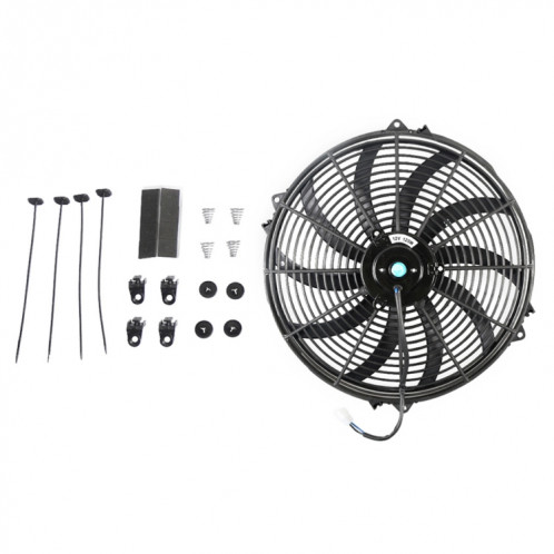 16 pouces 12V 80W voiture puissant ventilateur de refroidissement d'huile de transmission avec accessoire de montage SH18051987-06