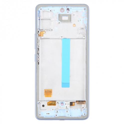 Pour Samsung Galaxy A53 5G SM-A536 6,48 pouces OLED LCD écran numériseur assemblage complet avec cadre (bleu) SH304L1826-08