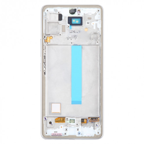 Pour Samsung Galaxy A53 5G SM-A536 6,48 pouces OLED LCD écran numériseur assemblage complet avec cadre (blanc) SH304W1442-08