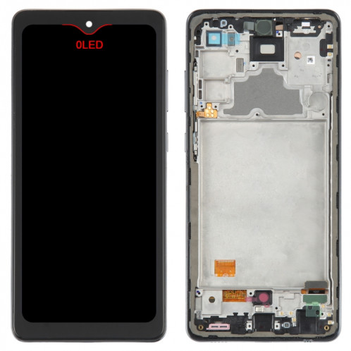 Écran LCD OLED pour Samsung Galaxy A72 SM-A725 Assemblage complet du numériseur avec cadre (Noir) SH305A328-05
