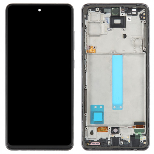 Écran LCD OLED 6,33 pouces pour Samsung Galaxy A52 5G SM-A526 Assemblage complet du numériseur avec cadre (Noir) SH308A831-05