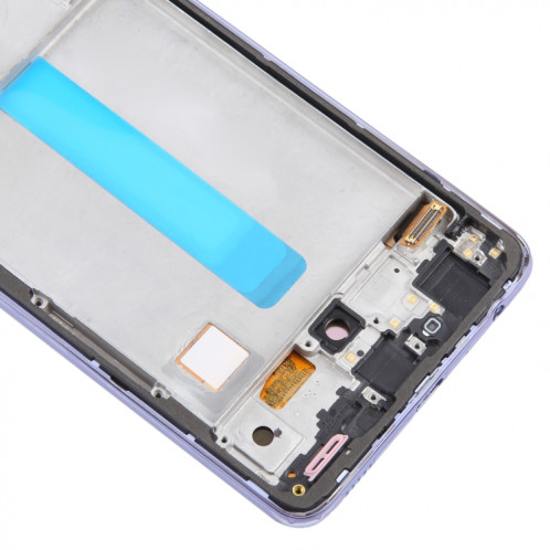 Pour Samsung Galaxy A52 4G SM-A525 6,43 pouces OLED LCD écran numériseur assemblage complet avec cadre (violet) SH406P1785-08