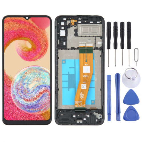 Écran LCD d'origine PLS pour Samsung Galaxy A04E SM-A042 Assemblage complet du numériseur avec cadre SH3410123-05