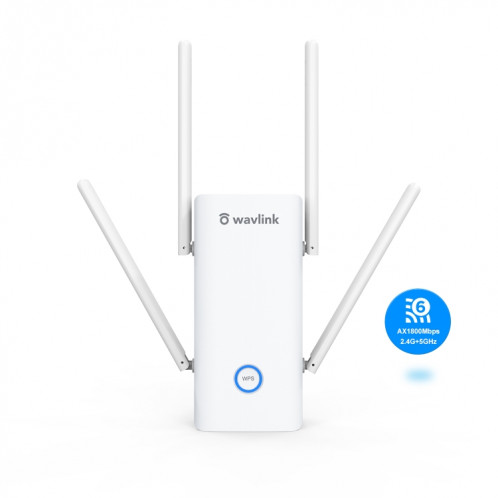 Amplificateur de signal WiFi double fréquence Wavlink AERIAL D4X AX1800Mbps WiFi6 Extender () SH901B546-09