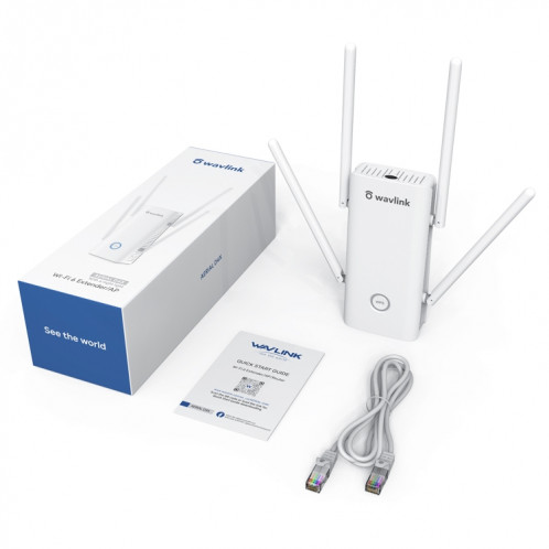Amplificateur de signal WiFi double fréquence Wavlink AERIAL D4X AX1800Mbps WiFi6 Extender () SH901B546-09