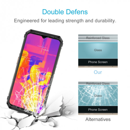Pour Ulefone Power Armor 19T 50pcs 0.26mm 9H 2.5D Film de verre trempé SH64031969-06