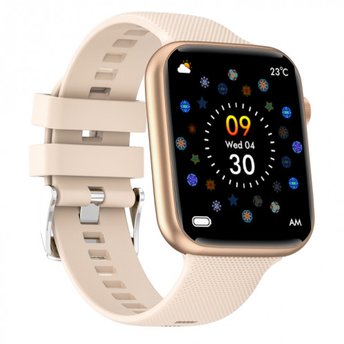 HT15 1,85 pouces bande de silicone IP67 montre intelligente étanche, prise en charge des appels Bluetooth/surveillance du sommeil (or) SH601B1614-011