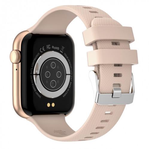 HT15 1,85 pouces bande de silicone IP67 montre intelligente étanche, prise en charge des appels Bluetooth/surveillance du sommeil (or) SH601B1614-011