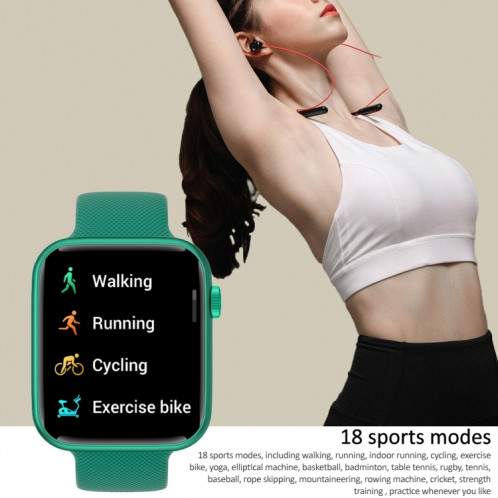 HT15 1,85 pouces bande de silicone IP67 montre intelligente étanche, prise en charge des appels Bluetooth/surveillance du sommeil (or) SH601B1614-011