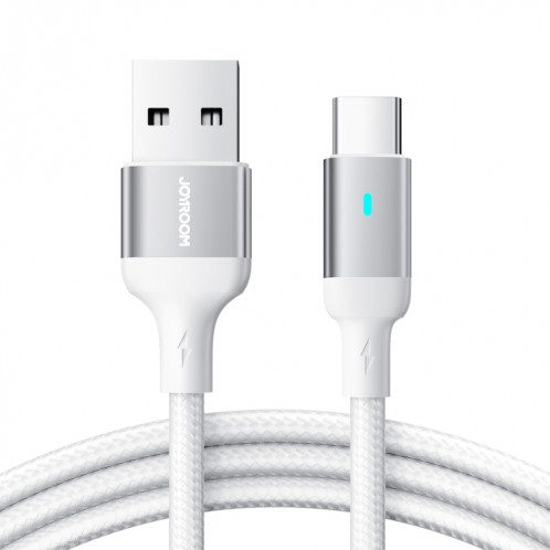 JOYROOM S-UC027A10 Extraordinary Series 3A USB-A vers USB-C / Type-C Câble de données de charge rapide, longueur du câble : 1,2 m (blanc) SJ501B1635-010