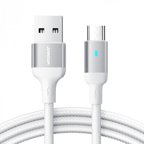 JOYROOM S-UM018A10 Extraordinary Series 2.4A USB-A vers Micro USB Câble de données de charge rapide, Longueur du câble : 2 m (Blanc) SJ102B567-010