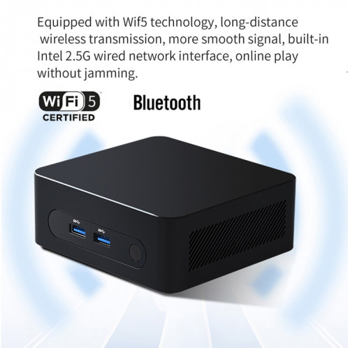 ZX03 Windows 11 Mini PC, Intel Alder Lake N95, prise en charge de la double sortie HDMI, spécification : 8 Go + 1 To () SH504B426-011