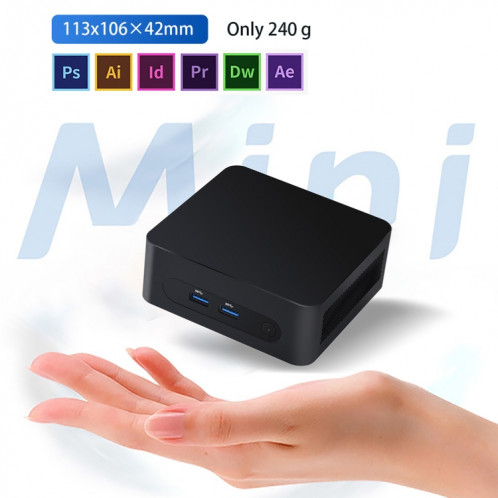 ZX03 Windows 11 Mini PC, Intel Alder Lake N95, prise en charge de la double sortie HDMI, spécifications : 16 Go + 256 Go () SH505B1360-011