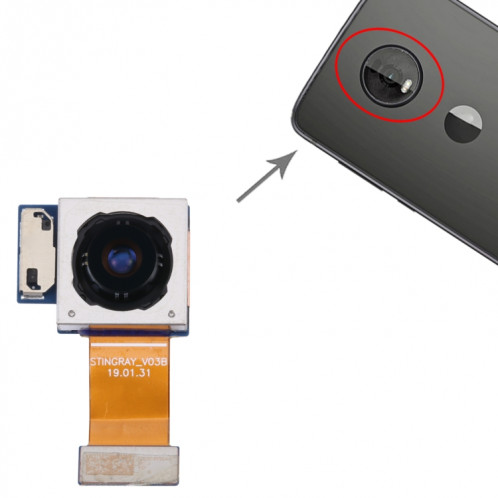 Pour Motorola Moto Z4 caméra arrière principale d'origine SH98011634-05