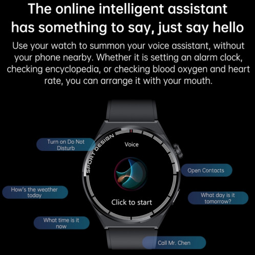 HDT 3 Max 1,6 pouces Bracelet en cuir IP67 Étanche Montre intelligente Prise en charge Appel Bluetooth / NFC (Argent) SH301B1032-016