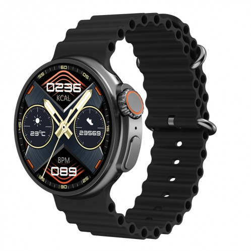 K9 Ultra Pro 1,39 pouces bande de silicone IP67 étanche montre intelligente prise en charge Bluetooth appel/NFC (noir) SH401B986-010