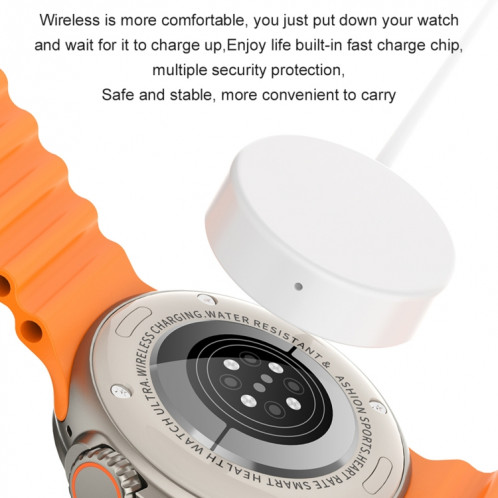 K9 Ultra Pro 1,39 pouces Bande de silicone IP67 Étanche Smart Watch Support Bluetooth Appel / NFC (Jaune) SH401A1768-010