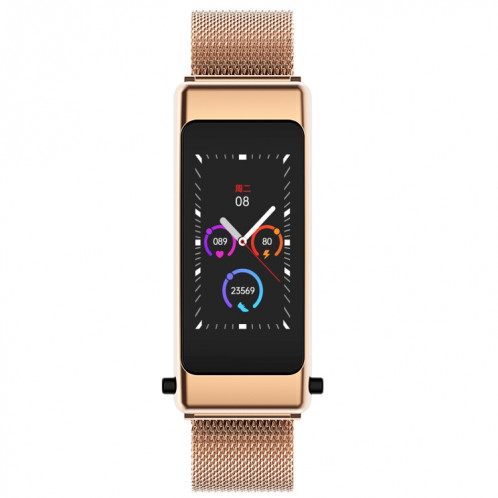 K50 1,08 pouce Steel Band Écouteur Détachable IP67 Étanche Smart Watch Support Bluetooth Appel (Or) SH101B1803-016
