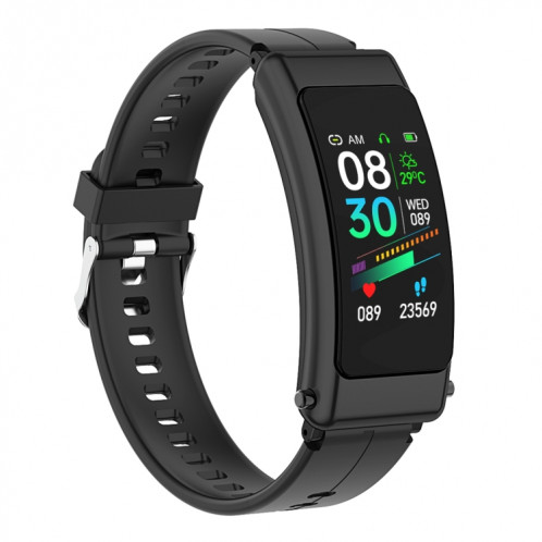 K50 1,08 pouces bande de silicone écouteur détachable IP67 étanche montre intelligente prise en charge appel Bluetooth (noir) SH401A1029-016