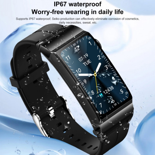M6 1,5 pouces bande d'acier écouteur détachable IP68 étanche montre intelligente prise en charge Bluetooth appel (or) SH601B43-018