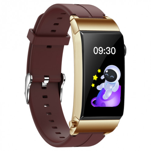 M6 1,5 pouces bande de silicone écouteur détachable IP68 étanche montre intelligente prise en charge Bluetooth appel (rouge) SH701B1725-018