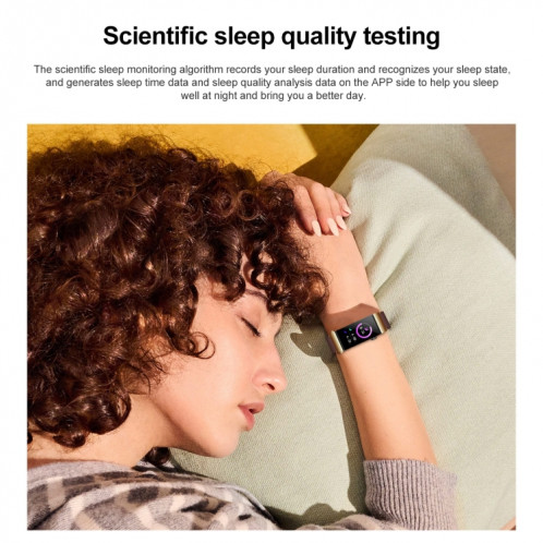 M6 1,5 pouces bande de silicone écouteur détachable IP68 étanche montre intelligente prise en charge Bluetooth appel (rouge) SH701B1725-018