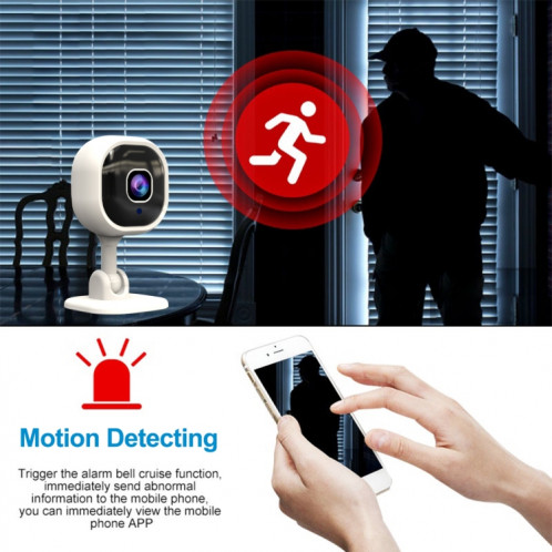 Caméra Wi-Fi à vision nocturne audio bidirectionnelle à détection de mouvement A3 SH3647849-010