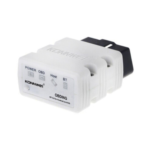 KONNWEI KW902 Bluetooth 5.0 OBD2 Outils d'analyse de diagnostic de panne de voiture Prend en charge IOS / Android (Blanc) SK601A1192-07
