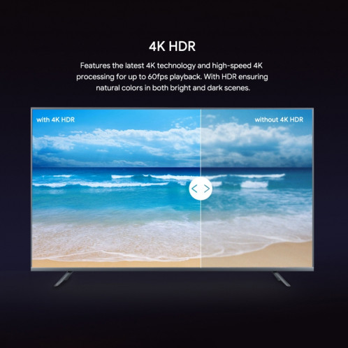 Décodeur TV intelligent MECOOL KM7 Plus Android 10.0, Amlogic S905Y4 Quad Core, 2 Go + 16 Go, type de prise : SM16031362-08