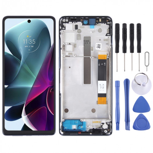 Écran LCD OEM pour Motorola Moto G200 / Edge S30 Digitizer Full Assembly avec cadre SH95081266-05