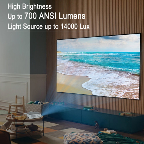 MECOOL KP1 1920x1080P 700ANSI Lumens Mini projecteur intelligent LCD portable () SM501B915-011