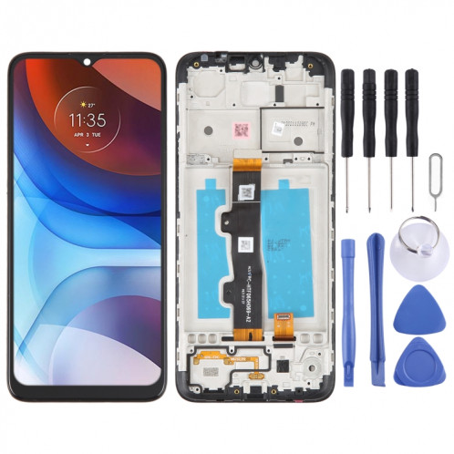 Écran LCD d'origine pour l'assemblage complet du numériseur Motorola Moto E7 avec cadre SH4315292-05